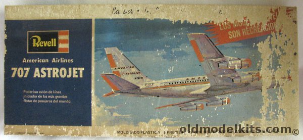 Revell 1/140 American Air Lines Boeing 707 Astrojet - Jet Horizons Series - Columbian Issue, H243 plastic model kit